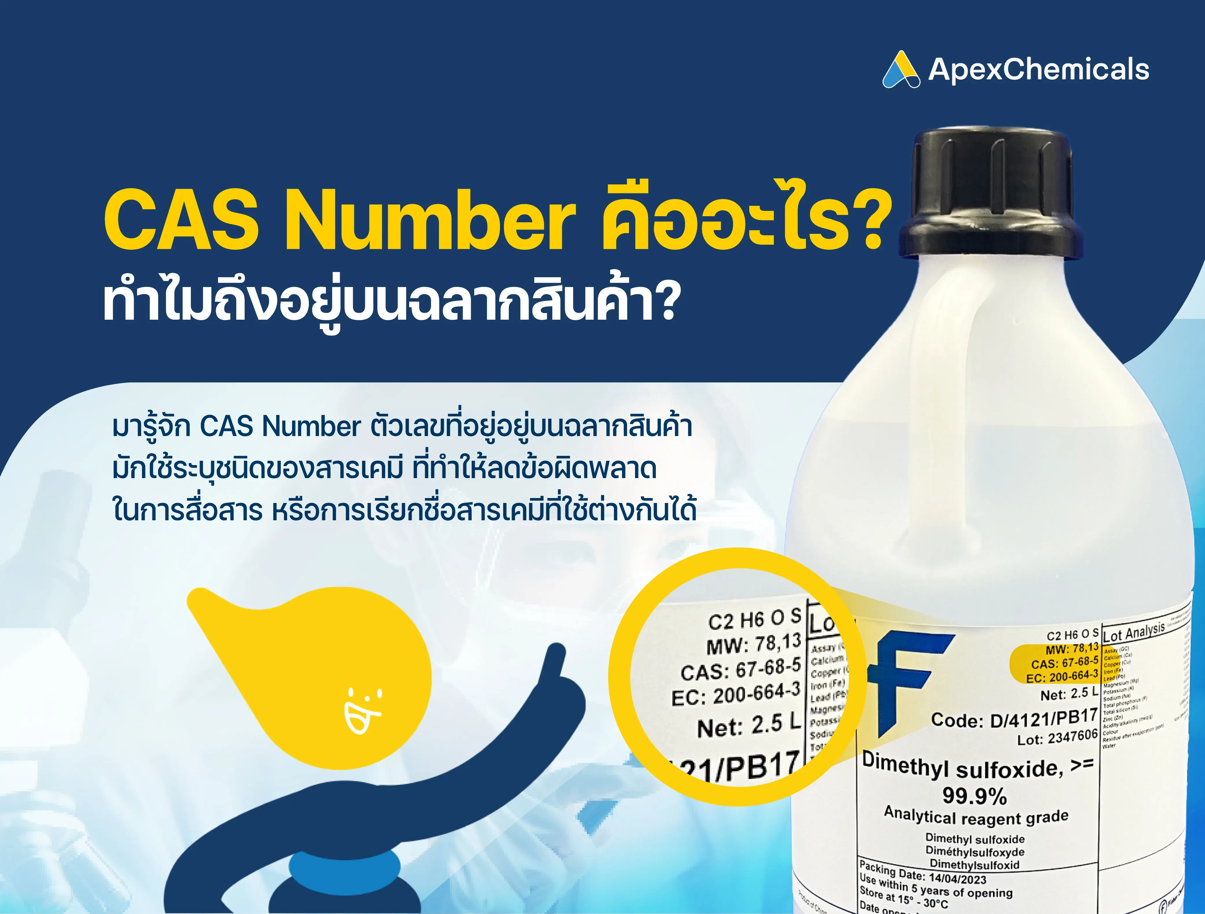 CAS Number คืออะไร? ทำไมถึงอยู่บนฉลากสินค้า?