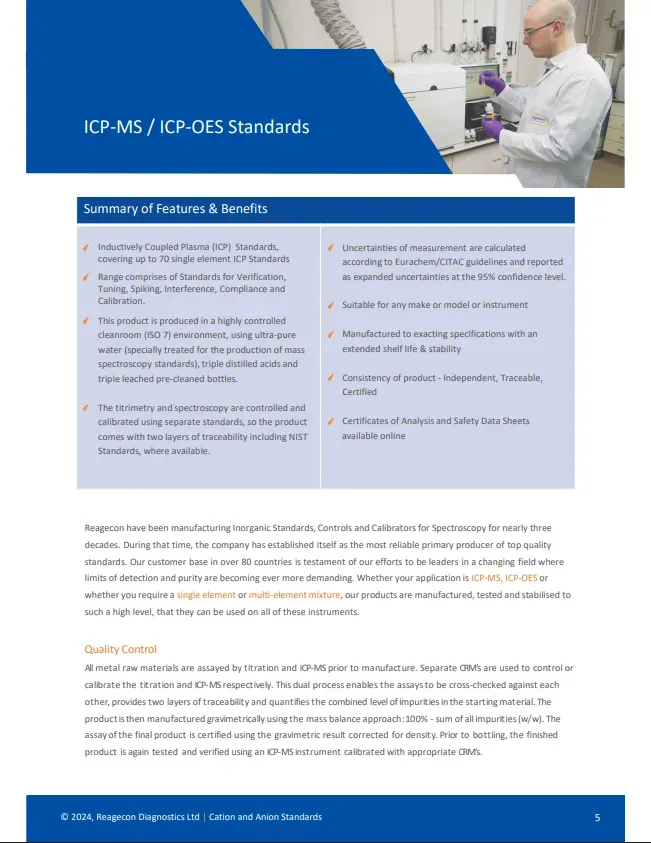 Cation and Anion Standards - 3