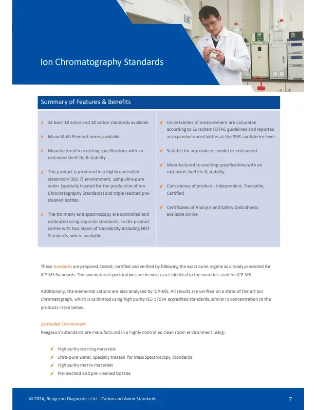 Cation and Anion Standards - 4