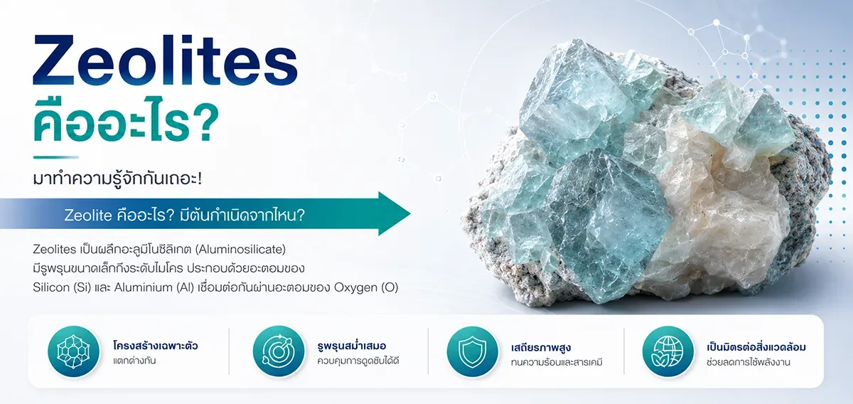 zeolite คืออะไร มีต้นกำเนิดมาจากไหน