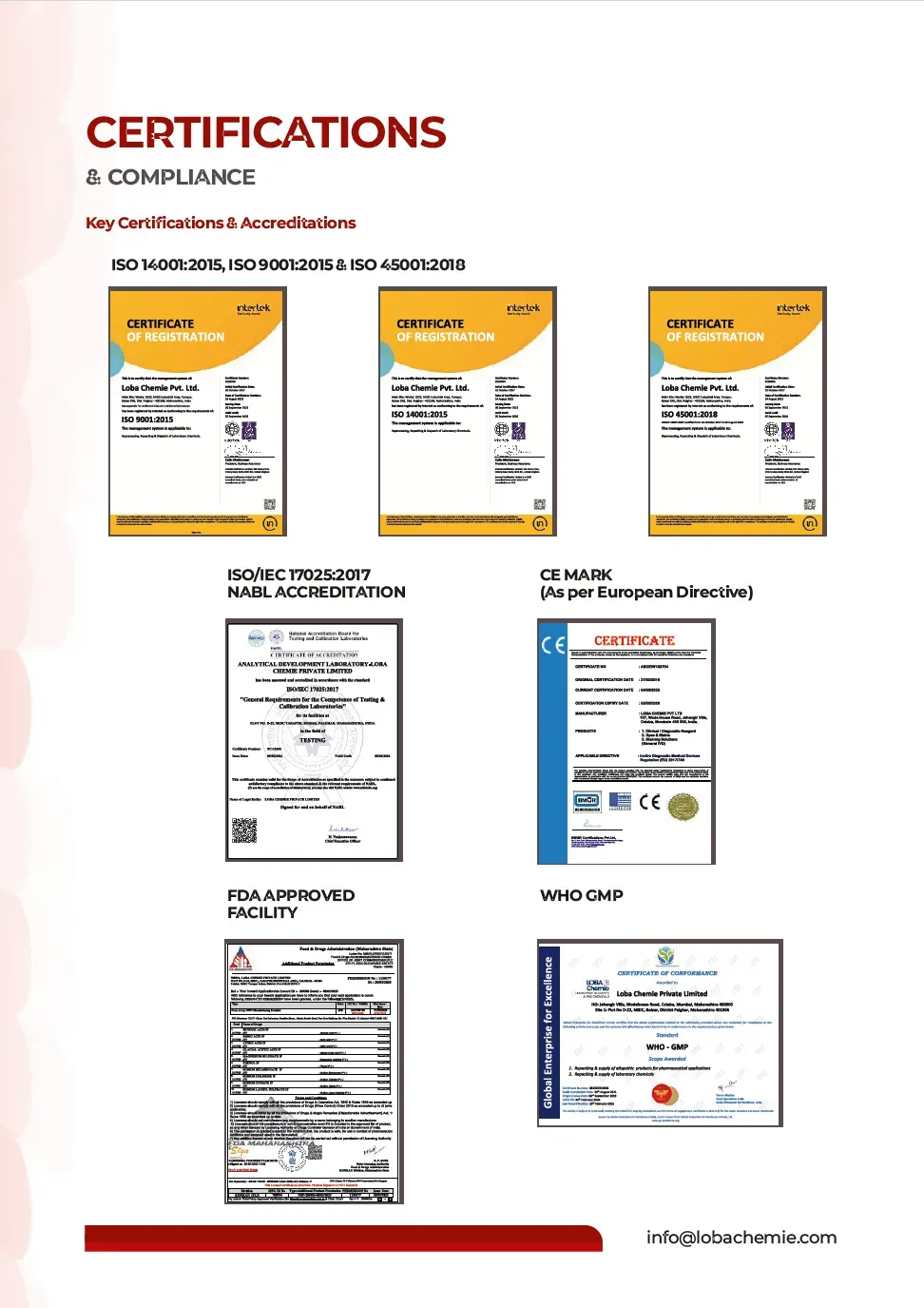 Loba Chemie Product Catalogue - 1