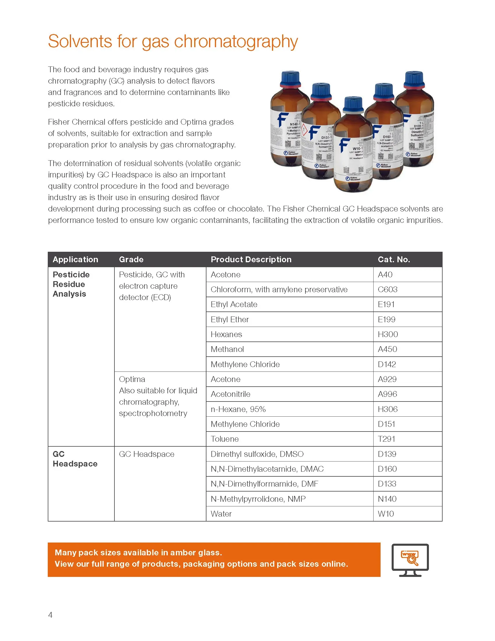 Laboratory Reagents for Food, Beverage and Dairy Analysis - 4