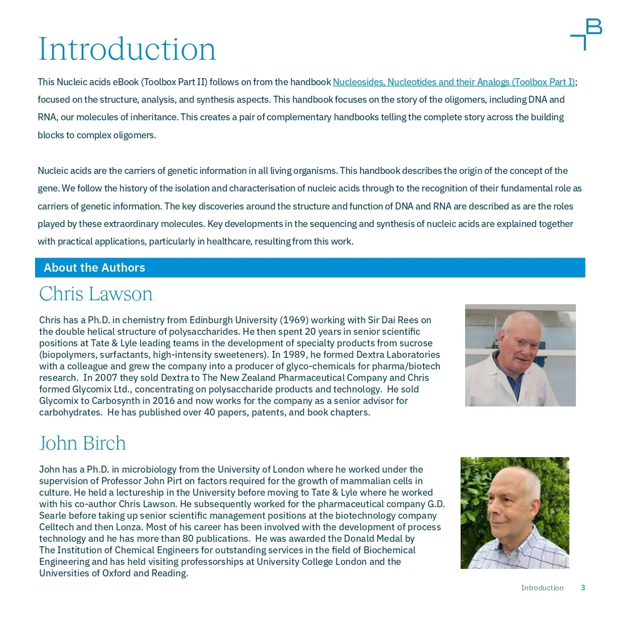 Nucleosides, Nucleotides and Nucleic Acids Toolbox Part II - 3