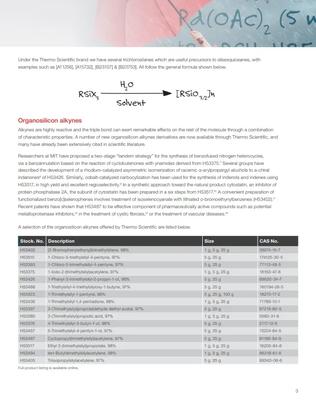 Organosilanes - 3