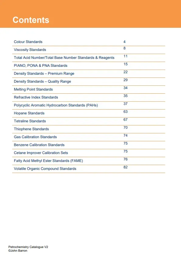Petrochemistry Catalogue - 2