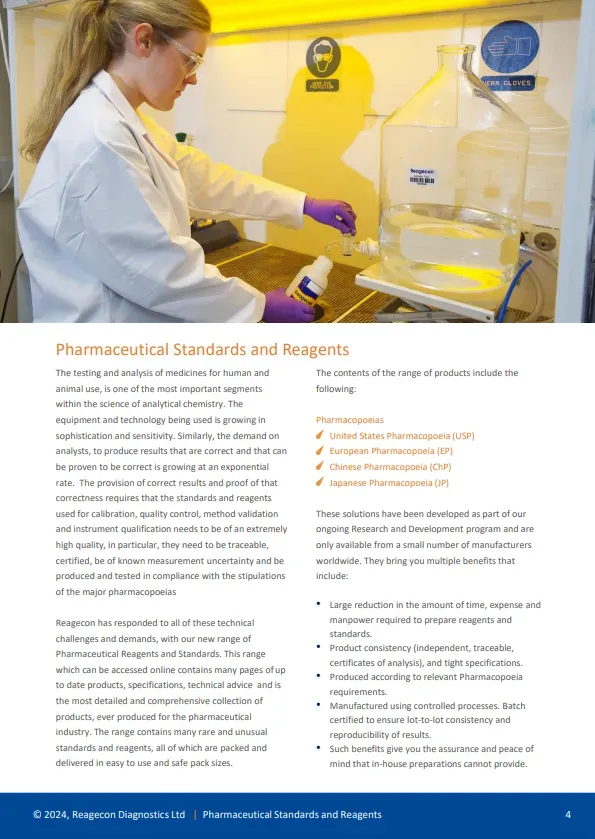 Pharmaceutical Standards and Reagents - 3