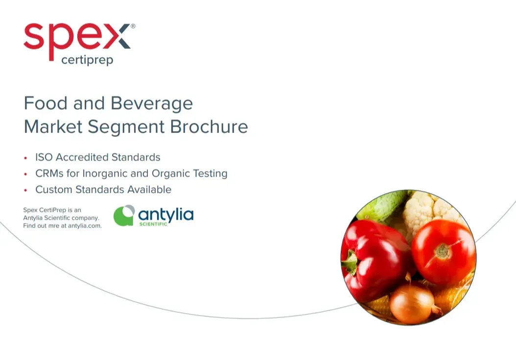 Spex CertiPrep Food & Beverage Market Segment - 1
