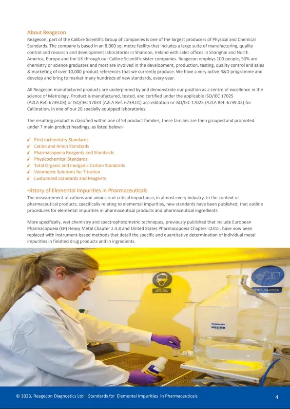 Standards for Elemental Impurities in Pharmaceuticals - 3