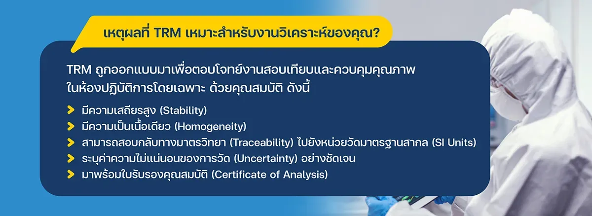 เหตุผลที่ TRM เหมาะสำหรับงานวิเคราะห์ของคุณ