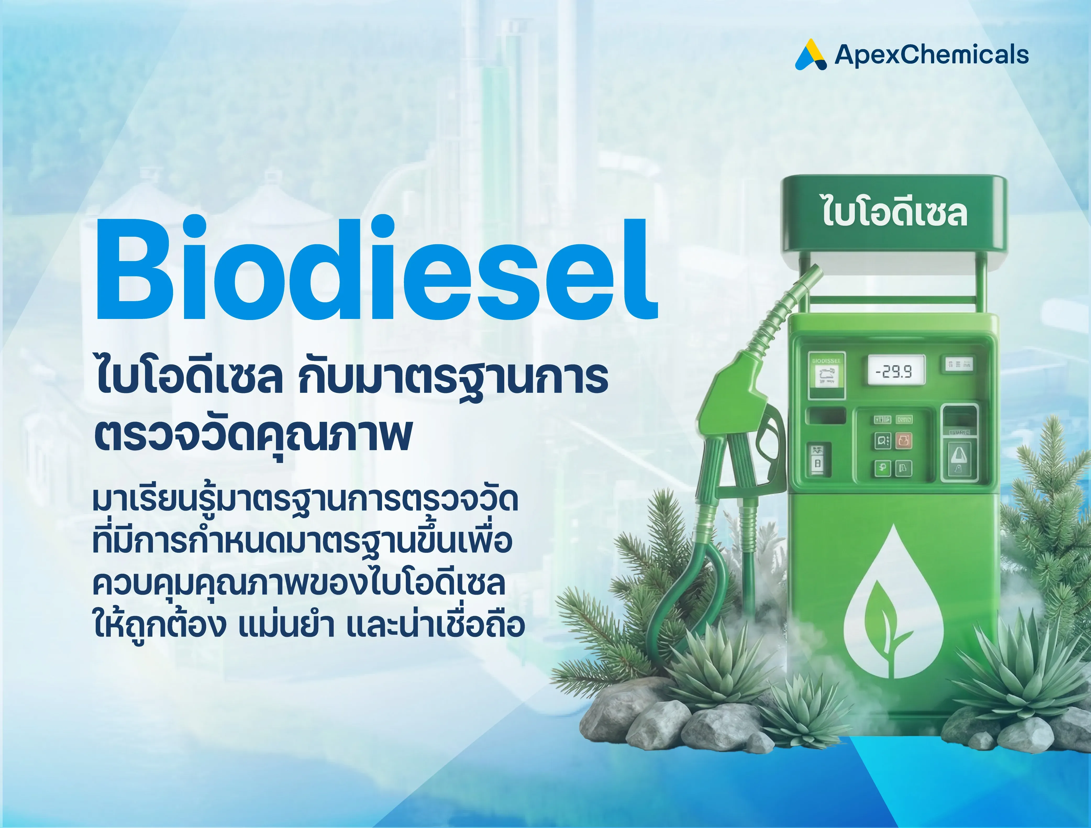 มาตรฐานการตรวจวัดคุณภาพไบโอดีเซล (Biodiesel)