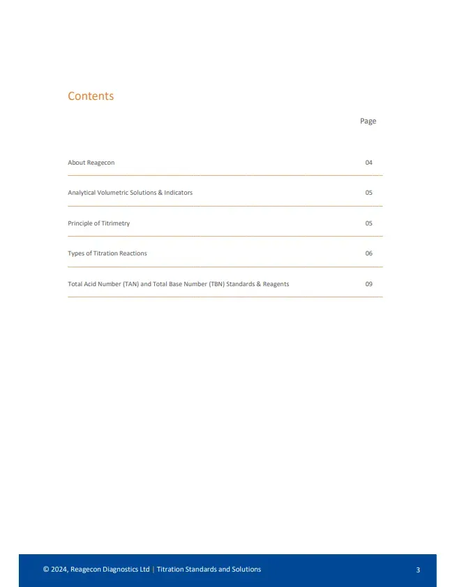 Titration Standards and Reagents - 2