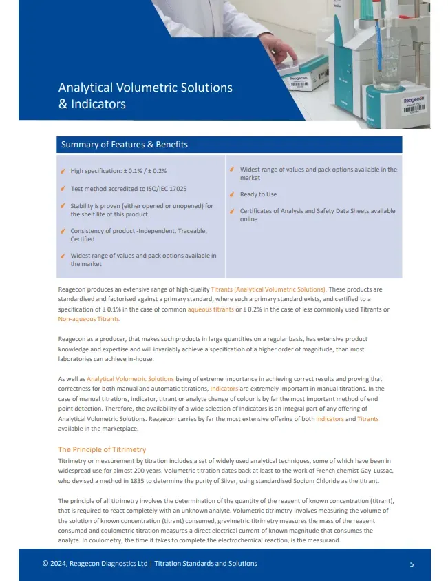 Titration Standards and Reagents - 4