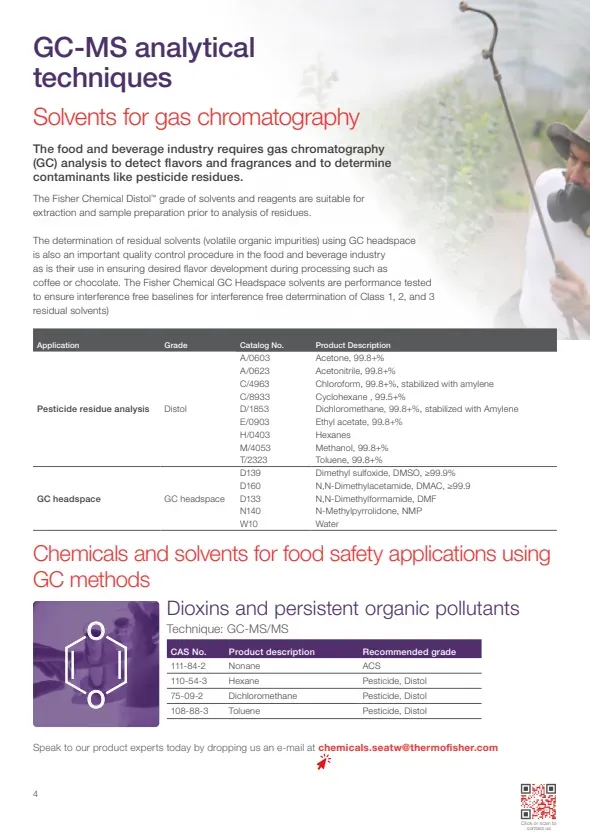 Chemicals for Food, Dairy, and Beverage Analysis - 4