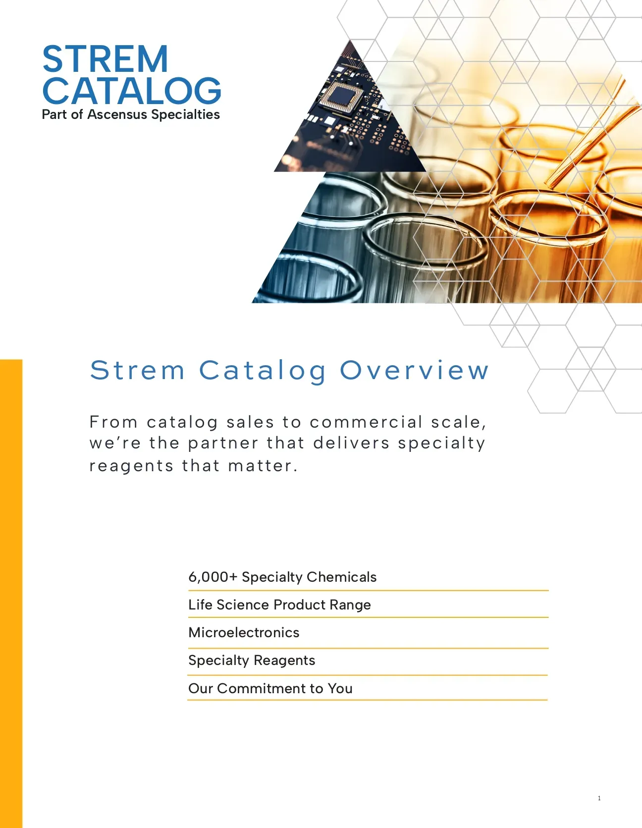 Strem Catalog Overview | Specialty Chemicals & Reagents